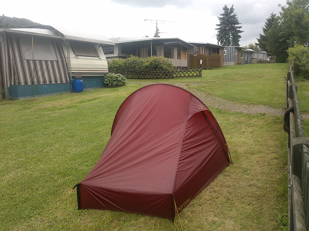 Hier ist es: Mein kleines Zelt