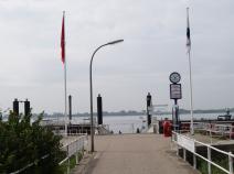 Ferry dock in Blankenese