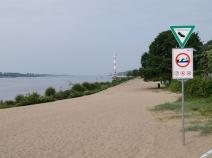 Elbe beach in Blankenese