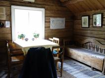 Raska Minas Hütte, innen vollständig eingerichtet