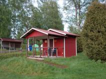 Hütte Lillebo auf dem Campingplatz Stenkällegården